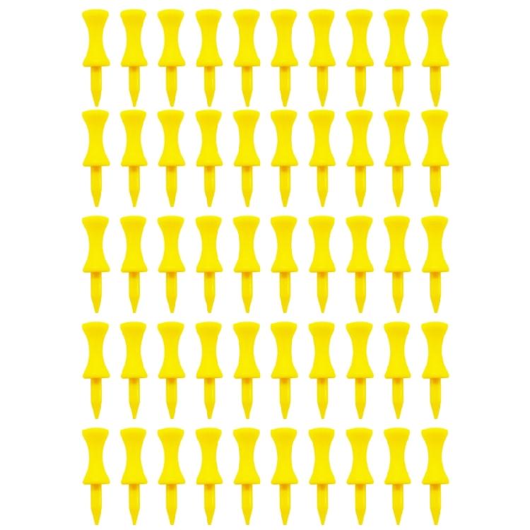 Golf-Tees, 6-Colors Each of 50pcs, Assorted Size 70mm/57mm/51mm/45mm/38mm/32mm