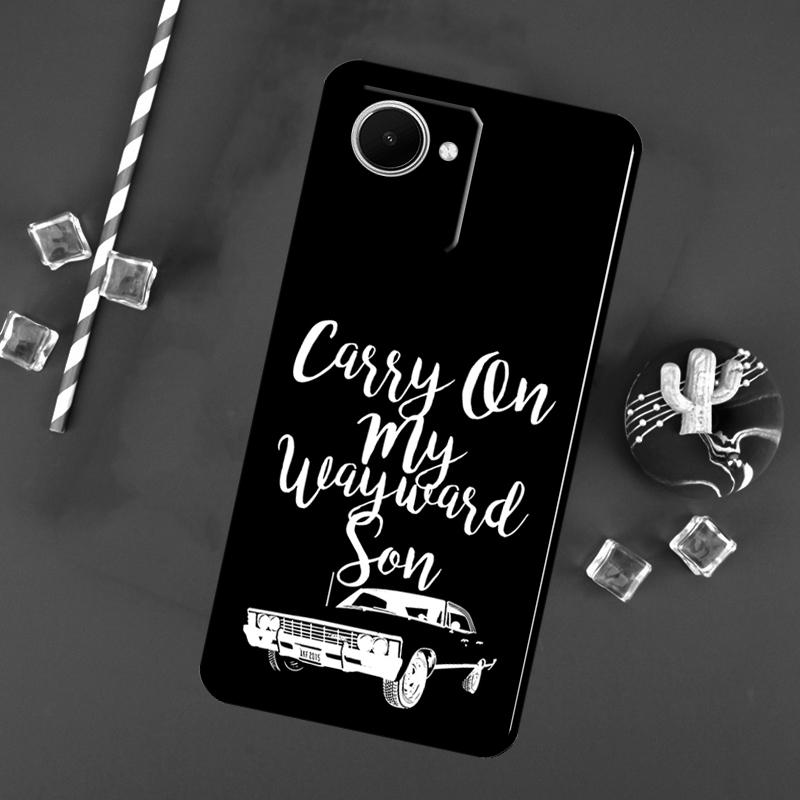 Supernatural CARRY ON WAYWARD SONS For Realme GT7 Pro 15 14 10 11 12 13 Pro Plus C67 C65 C63 C61 C55 C53 C51 C35 C75 C71 Case