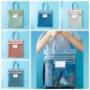 Nylon Mesh Zipper Pouch Transparent File Folder Bag Sorting Bag File Pocket  School Office Supplies