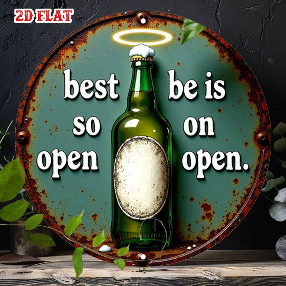 Metal Tin Sign Retro Art 20x20cm Home Wall Decor