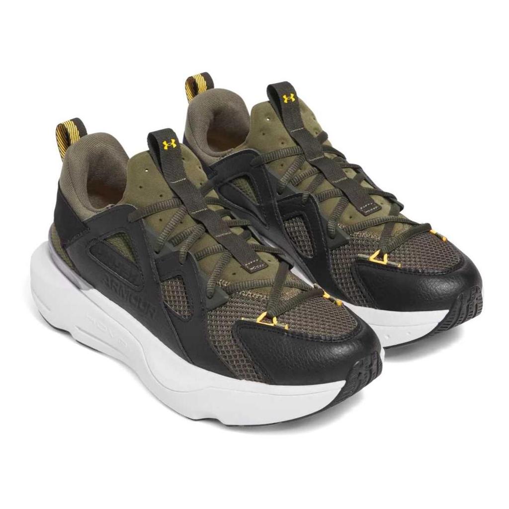 Under Armour Infinite Mvmnt Comfortable Versatile Shock Absorbing Low Top Casual Shoes Unisex Casual Shoes Dark-Green 3028667-390