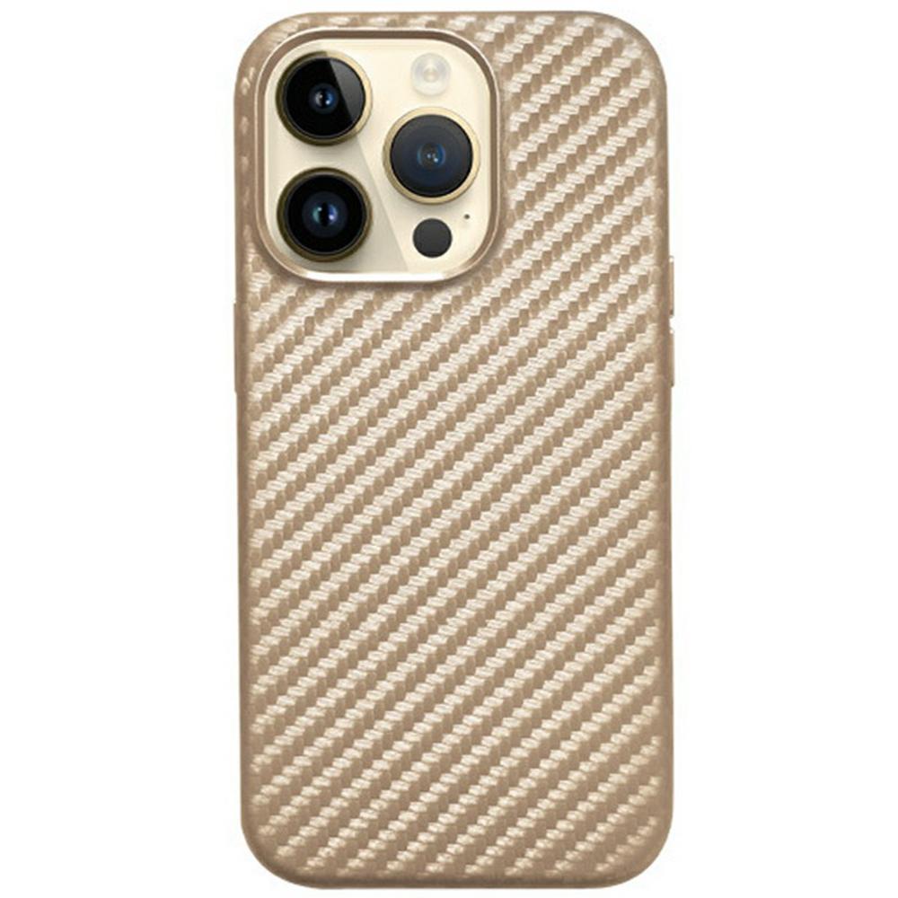 KZDOO Kryt pro iPhone 16 Pro Max Kompatibilní s MagSafe Textura uhlíkových vláken PU+PC Kryt na telefon
