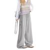 New street dance striped sports pants for women 2026, jazz dance long pants, wide-leg straight pants
