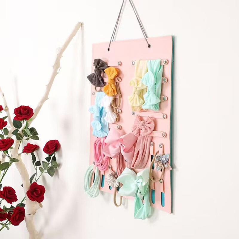 Baby Girl Headbands Storage Holder Newborn Headbands And Bows Hanging Organizer For Home And Store Display