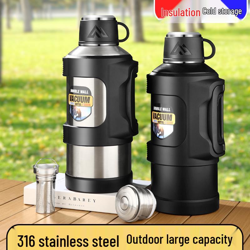 Stainless Steel 316 Insulated Travel Water Bottle Kettle with Press-Top