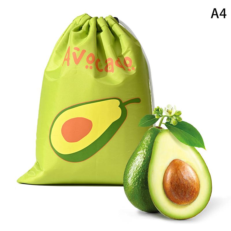 Fruit Vegetable Freshkeeping Bag Banana Storage Bag Vegetable Preservation Anti Ripening Insulated Drawstring Reusable