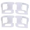 4 Pack Bed Sheet Holder with Lock Straps ABS Heavy Duty Bed Sheet Corner Fastener Keep Sheets Firm and Tight for All