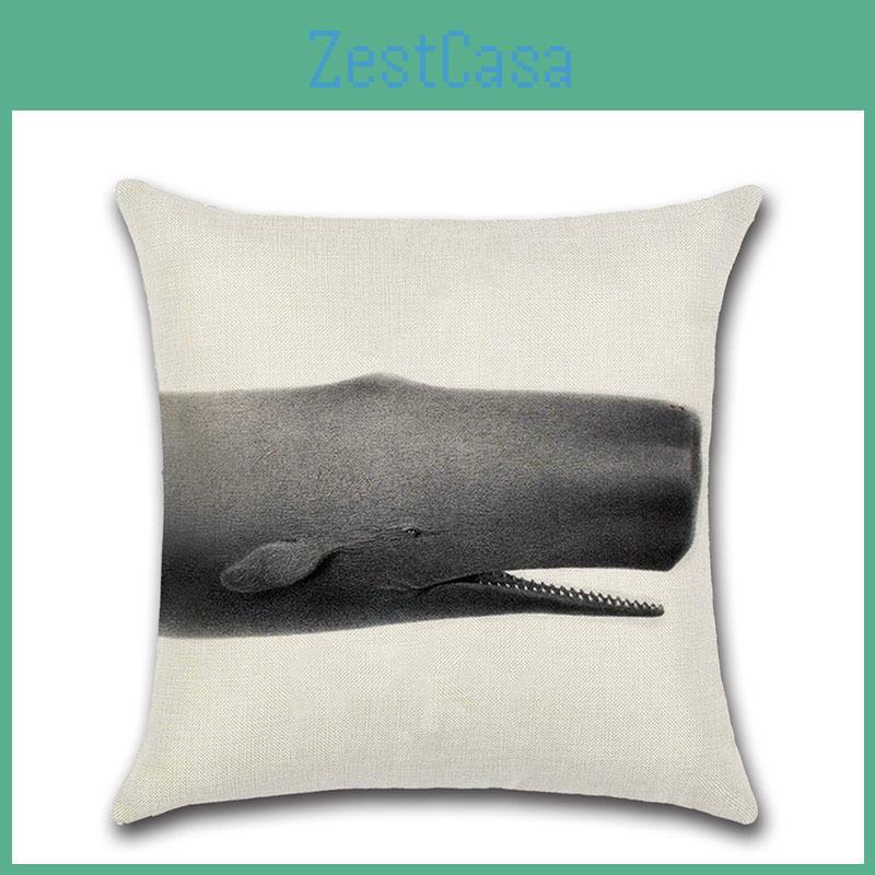 Premium Quality Cotton Linen Pillowcase Featuring Delightful Animal Patterns