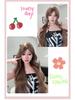 Women's Water Wave Curly Wig: Age-Defying, Face-Shaping, Middle Part, Long, and Natural-Looking