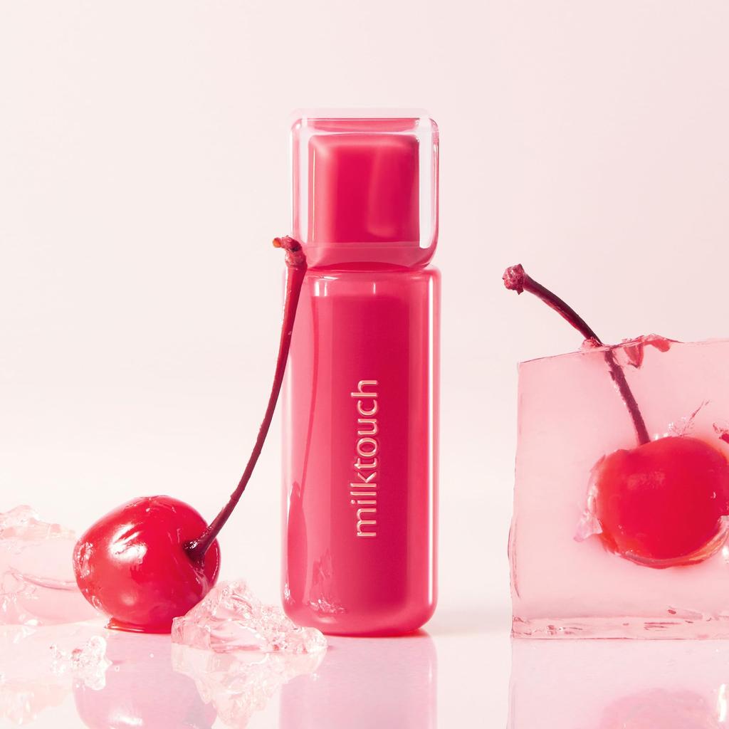 Milk Touch Jelly Fit Tinted Glow Tint 06 Chericious High Color (Korean Cosmetics) - Long-lasting Shine, Payoff.