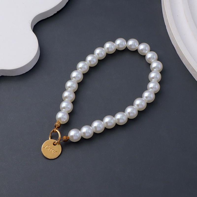 Anti-Drop Mobile Phone Chain Hanging Cord Keychains Beaded Pearl Lanyard Anti-Lost Keyrings Phone Case Chain Jewelry Gifts