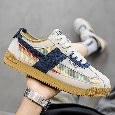 Trendy Men's Sneakers Comfortable Casual Shoes for Men Breathable Male Canvas Shoes New Mens Running Shoes Zapatillas Informales