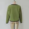 Green Women's Fall and Winter Short Section of Small Fragrant Wind Jacket
