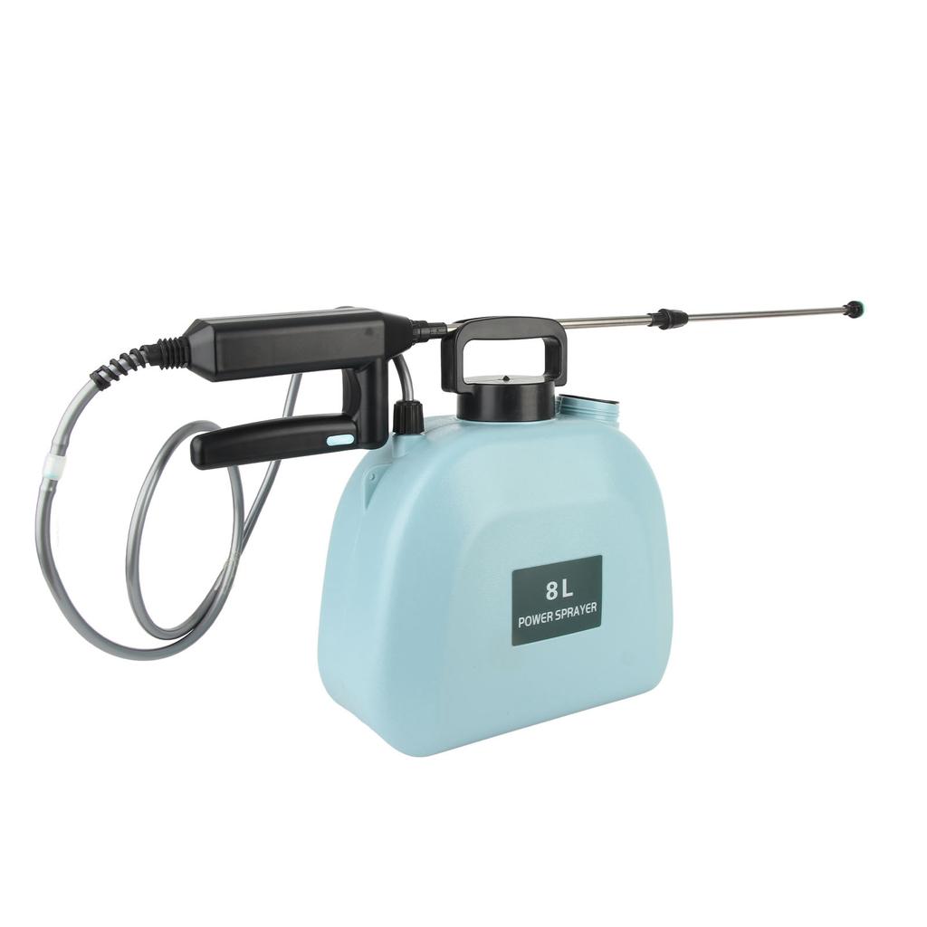 8L Electric Sprayer Slip Resistant Handle 2000mAh Battery Powered Sprayer with Shoulder Strap for
