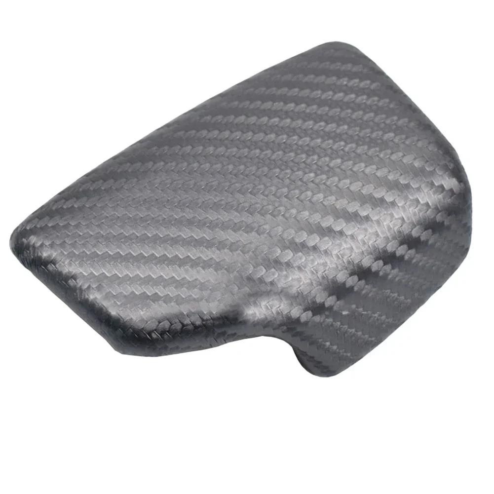 Black Leather Gear Shift Knob Leather Cover Car Interior Accessories Gear Knob Cover Comfortable Grip Car Interior Upgrade