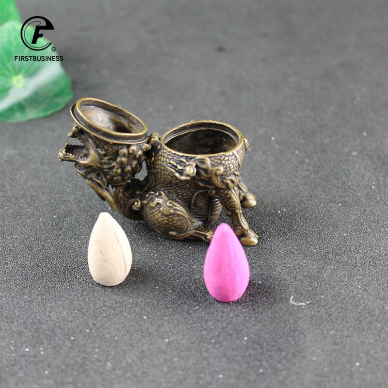 Incense Burner Bronze Backflow Incense Burner Creative Home Decor Dragon Incense Holder Censer Office Decor Decoration Craft