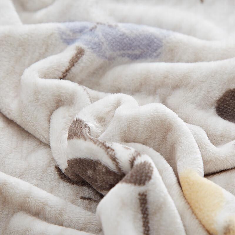 Hengyuanxiang Gardenia Blossom Flannel Blanket