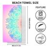 Pink beach towel Printed bath towel Absorbent quick-drying beach towel