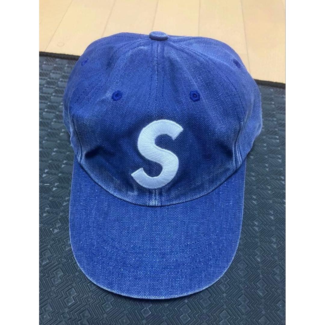 Used Supreme denim blue baseball cap