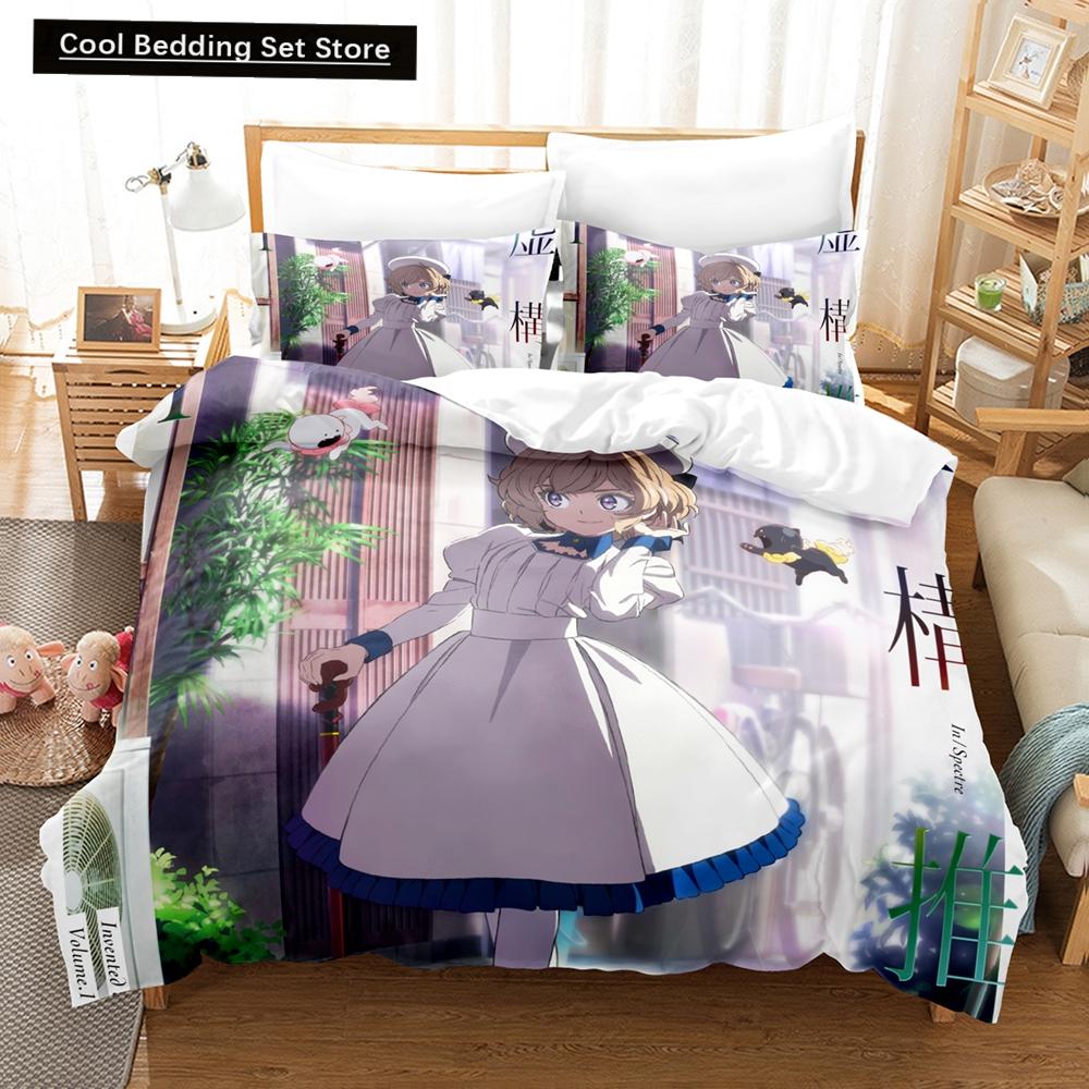 3D Anime In/Spectre Fictitious reasoning Bedding Sets Duvet Cover Set With Pillowcase Twin Full Queen King Bedclothes Bed Linen