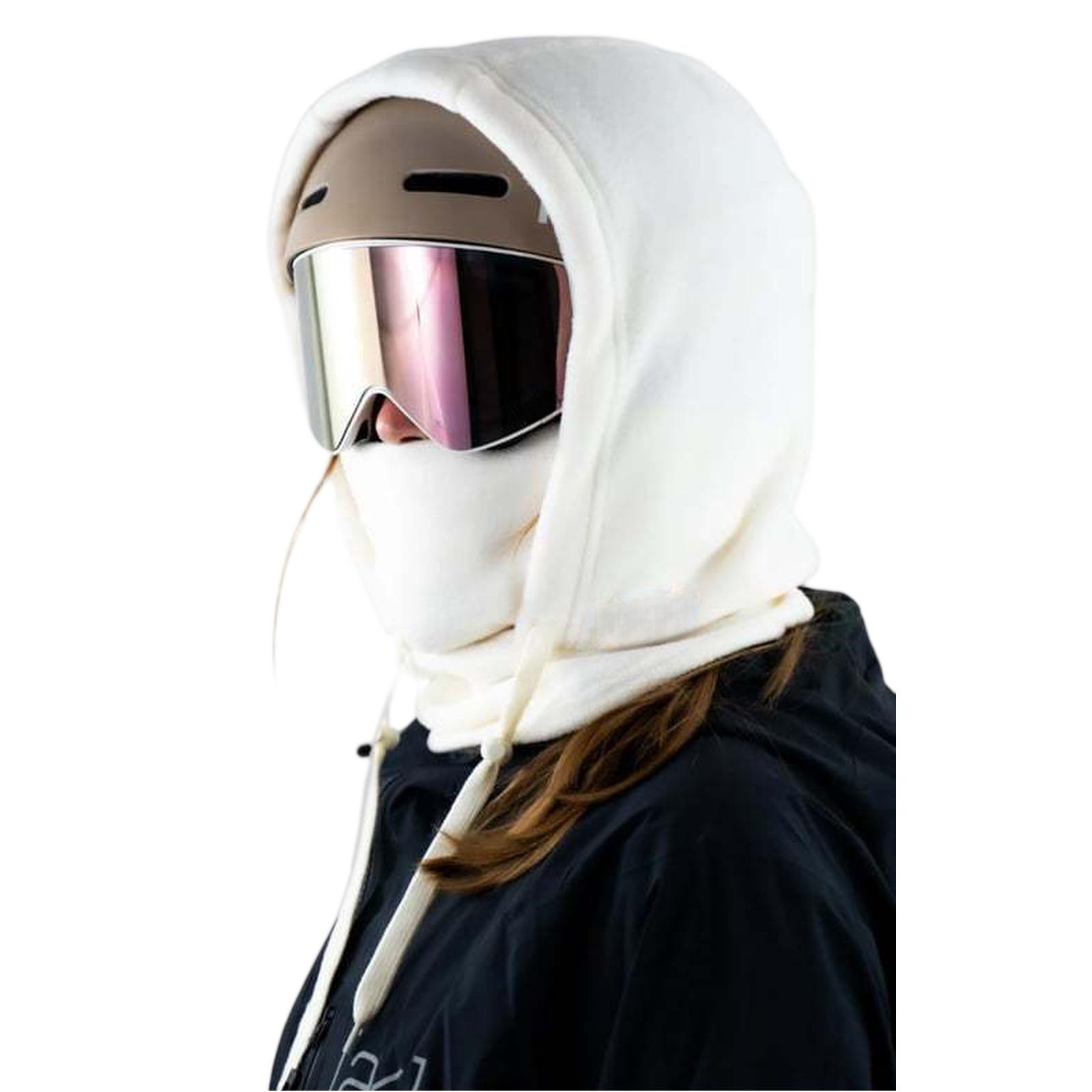 

Многофункциональная плюшевая и утолщенная шапка-ушанка «три в одном» для мужчин и женщин, для активного отдыха, езды на велосипеде и катания на лыжах, солнцезащитная, ветрозащитная, теплая One Size белый