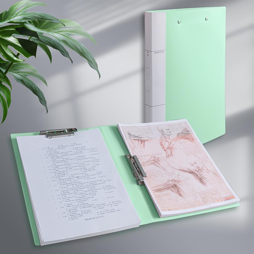 NEW A4 Folder Strong Single Clip Office Supplies For Archives File Folder Binder Display Book School Office Stationery Supplies