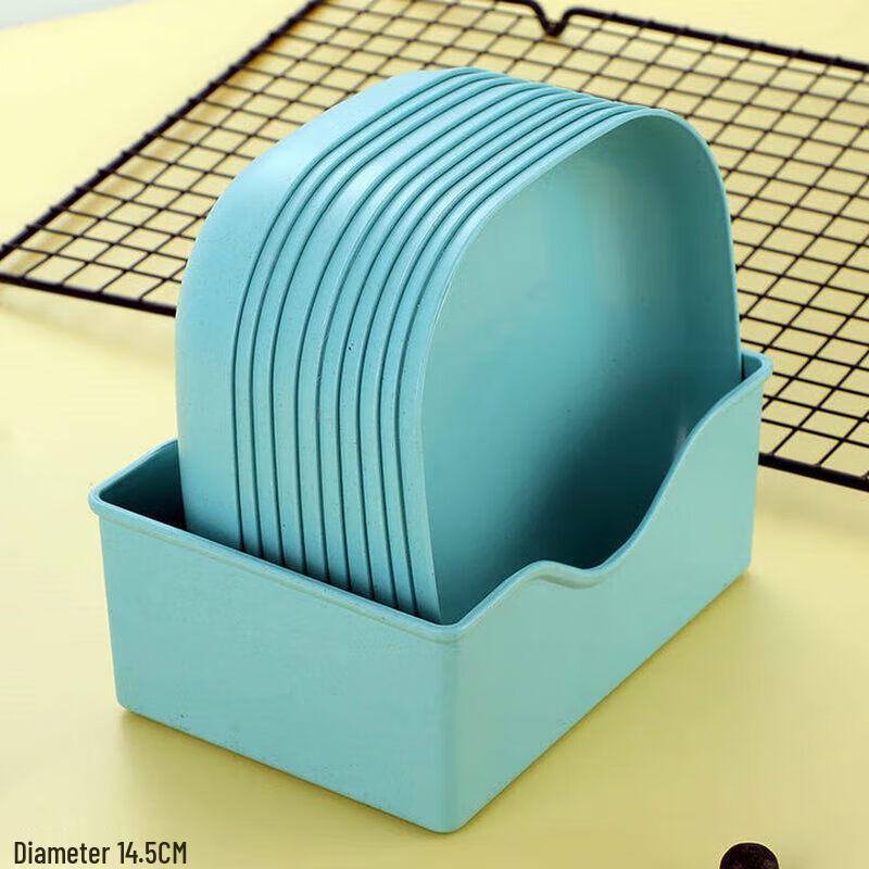 Deepened Rectangular Plastic Serving Plates