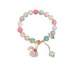 Sanrio Christmas Popcorn Beaded Bracelet - StellaLou & Kuromi Cartoon Gift for Students & Besties