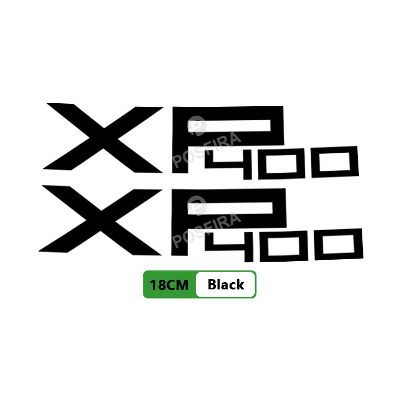 POSFIRA Vinyl Motorcycle Stickers Decorative  Waterproof Decal for Peugeot XP400 XP 400 GT -2024 Accessories XP400-Black