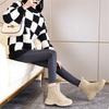 Fashion New Women's Snow Boots Fleece-Lined Warm Trainers Soft Cushioning Casual Trainers for Women Versatile Cotton Shoes