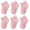 3Pairs/Set Soft Stitch Cute Floor Clothes Stockings Summer Baby Mesh Ankle Short White Sock for Toddler Boys Girls Kids Gifts