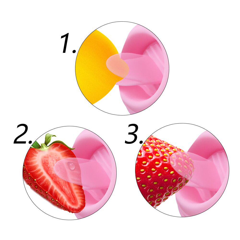 6-trinns vibrator brystvorte klitstimulator myk tunge moro gris voksen leketøy slikker katt kvinnelig onaner sexleketøy kvinne