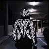 ROADVIBE Mens Hoodie Harajuku Dark Streetwear Luminous Magic Sword Graphic Print Hooded Sweatshirt Vintage Retro Loose Fit Unisex Fashion