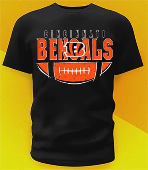Cincinnati Bengals Ball distressed Shirt Sizes From Youth To Adult 6XL 4XL