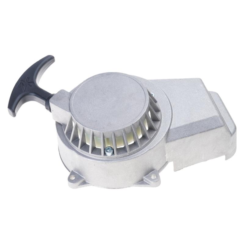 Motorcycle Pull Start Starter for 47cc 49cc Dirt ATV Aluminum Pull Start Starter Replacement Starter Assembly