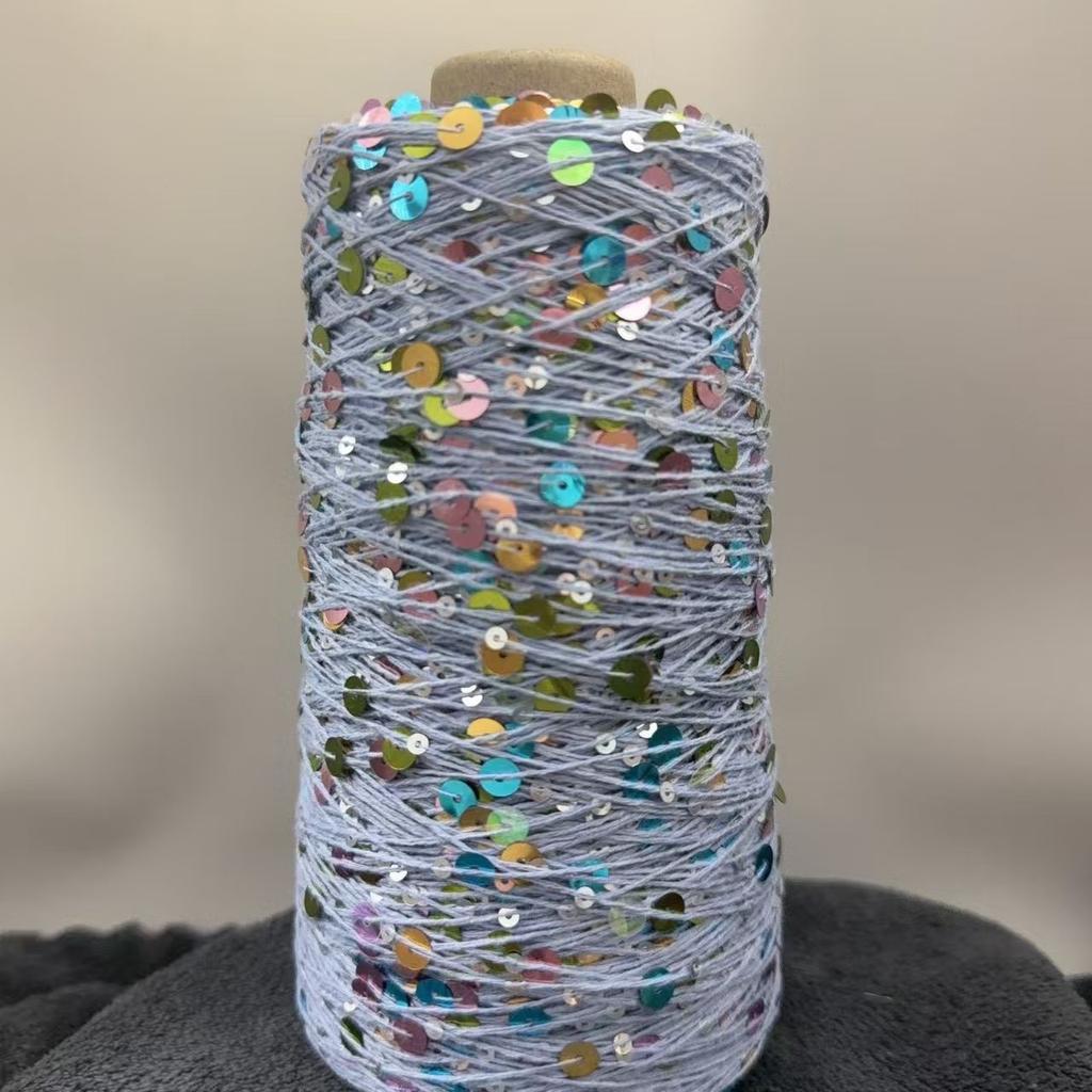 250g Handmade Size Sequin, Internet Famous BC Sequin Sweater, Same Style, Colored Yarn, Hundred Matching Thread, Yarn