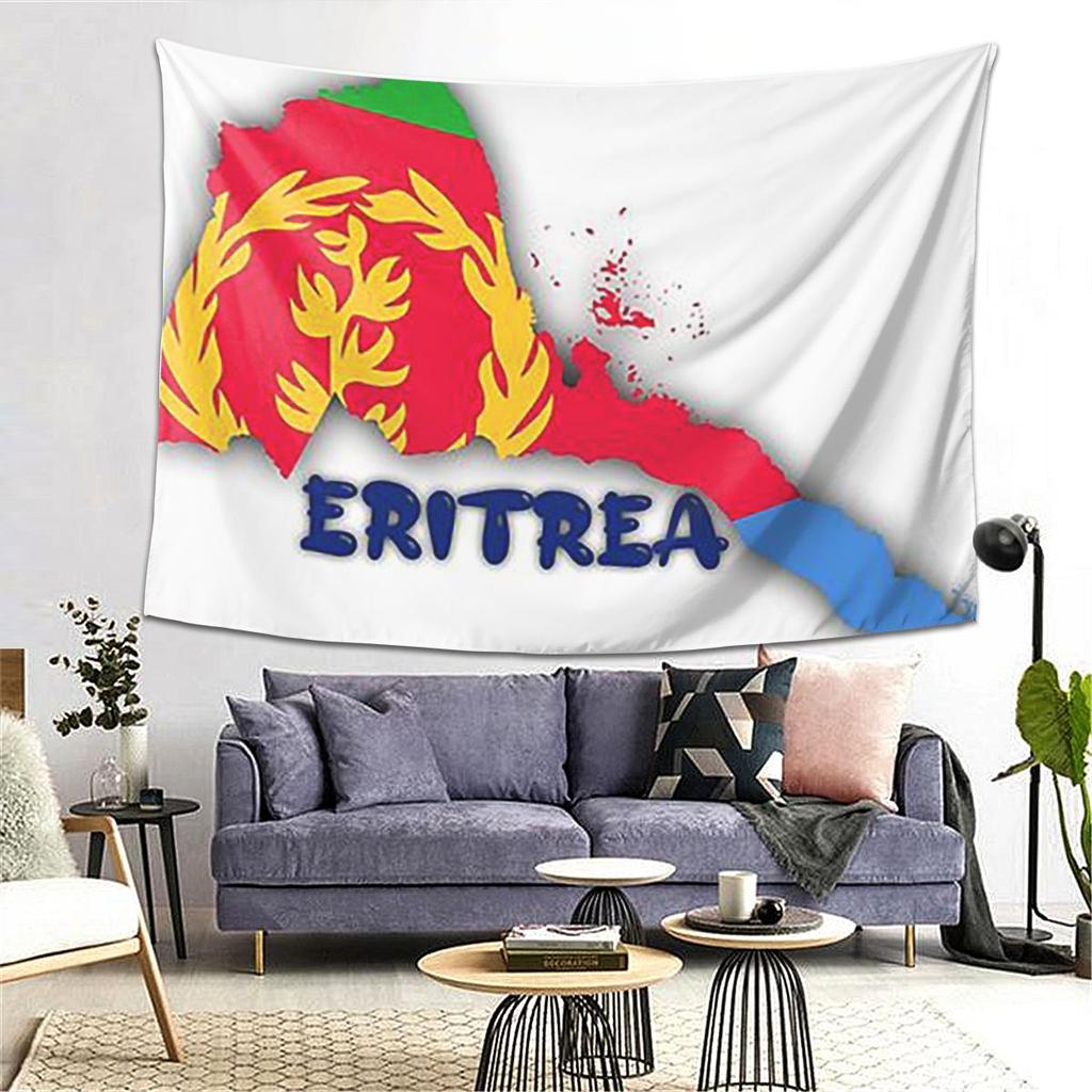 Flag Of Eritrea Tapestry Wall Hanging Aesthetic Home Decor Tapestries for Dorm Room