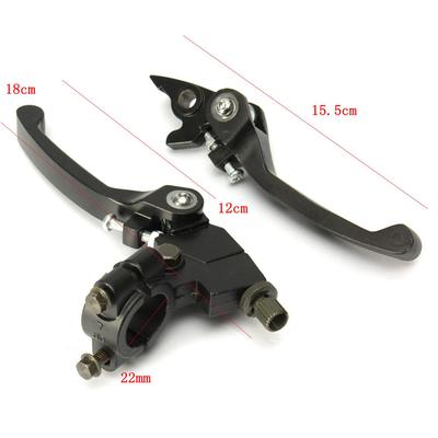 Neuer 2x Pit Dirt Bike Kupplungsbremshebel 22mm 7/8" Lenker 125cc 140cc Zubehör
