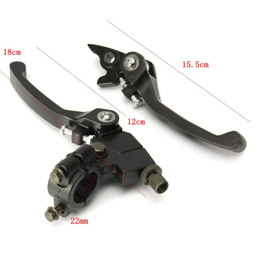 2x Pit Dirt Bike Clutch Brake Lever 22mm 7/8"Handlebar 125cc 140cc Accessories