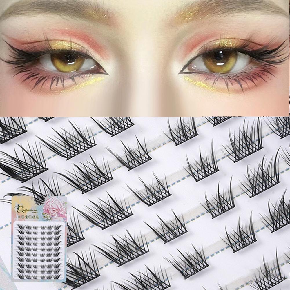 Natural Look False Eyelashes Fox Eye DIY Lash Extensions DIY at Home Anime Lash