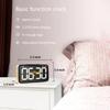 Large LED Display Digital Clock with Snooze Function 12/24Hr Bedroom Clock