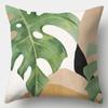 Art Plant Pillowcase 45Cmx45Cm Square Sofa Pillow Cover Abstract Cushion