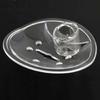 Space Saving Adjustable Shower Rod Soap Tray Bathroom Organizers Corrosion Resistant Thin Design Shower Soap Holder