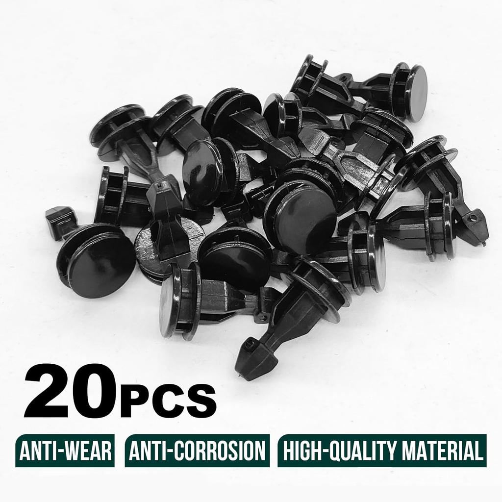 20Pcs Engine Hood Fixing Clip Compatible with Compatible with Honda Honda Odyssey Pilot Ridgeline Acura MDX RDX TLX Replace OE 91547TZ5A02