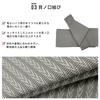 and Waist Cord Size Striped Navy Z35B1 [Fuuka] Yukata, One-Touch Obi, 3-Piece Set, Cotton, Men's, L, (Waist Cord/One-Touch Obi/Gray)