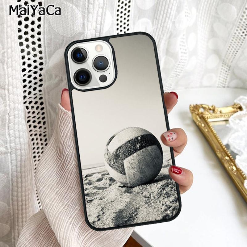 

Volleyball Painted Phone Case Cover For iPhone 17 Air 16 16e 15 plus 11 12 13 14 pro max shell coque iPhone 11pro max