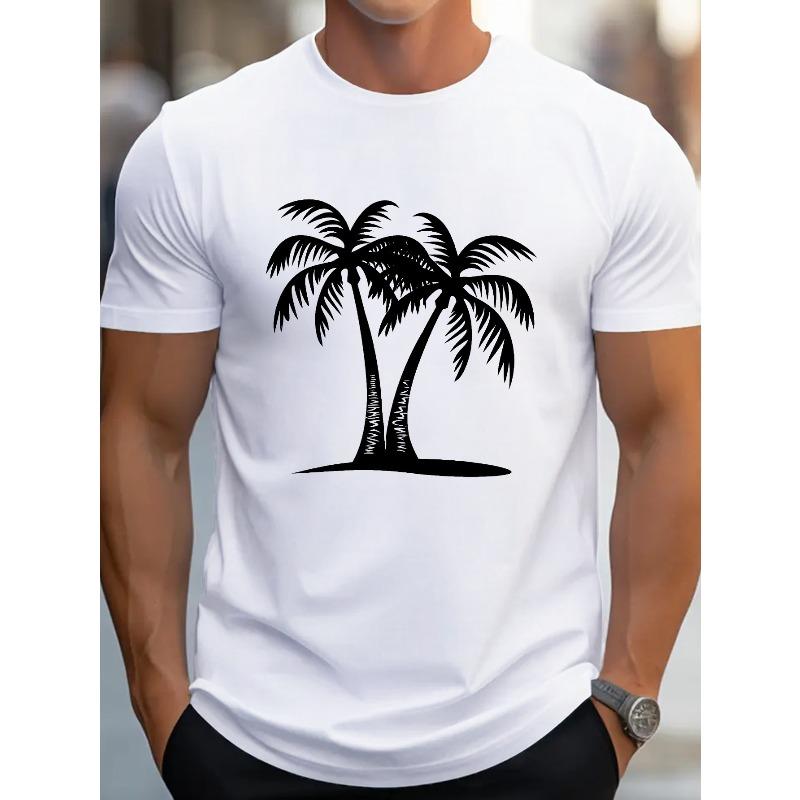 WesBestop Men's Casual Vibe T-Shirt - Breathable , Geometric Print, Round Neck, Machine Washable - Perfect for Summer 3XL wit