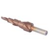 Cobalt Coating Step Drill Bit Triangular Shank Step Drill Bit Set Hole Opening Tool  Counterbore