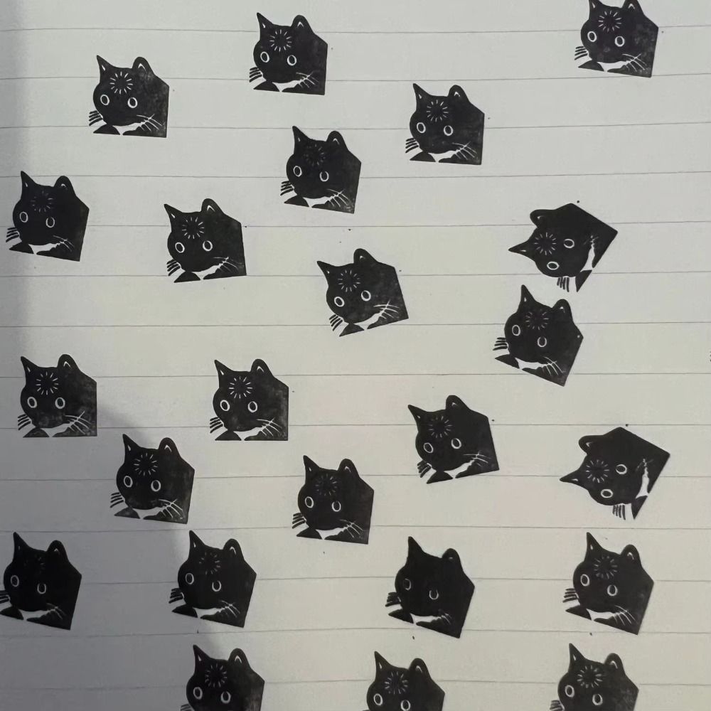 DIY Decoration Funny Kitten Seal Expression Downtime Cat Stamps  Hand Account Decoration