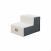 Dog Stair, Pet Step, AntiSlip, Indoor, Small Dogs, Cleanable 2 Layers Gray+White
